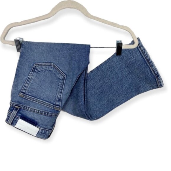 RE/DONE Levis Kick Flare Jeans MID90s High Rise Size 25 Blue Denim 90s High Rise - Picture 8 of 14